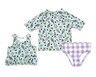 Lily &amp; Dan Toddler or Girls' 3-Piece Swimsuit Ice Cream