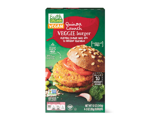 Earth Grown Quinoa Crunch Veggie Burger
