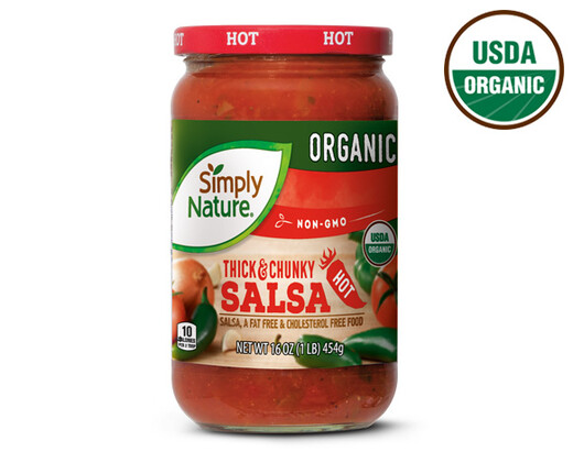 Simply Nature Organic Thick &amp; Chunky Hot Salsa