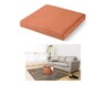 SOHL Furniture Foldable Storage Ottoman Autumn Glaze In Use View 2