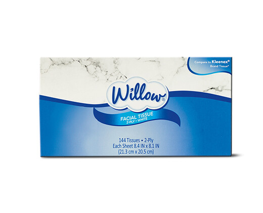 Willow Facial Tissues - Marble Box