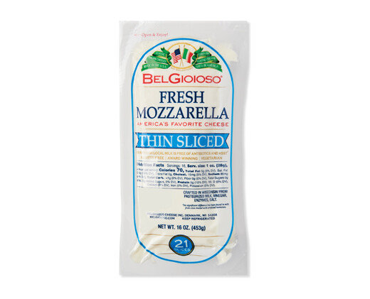BelGioioso Thin Sliced Fresh Mozzarella