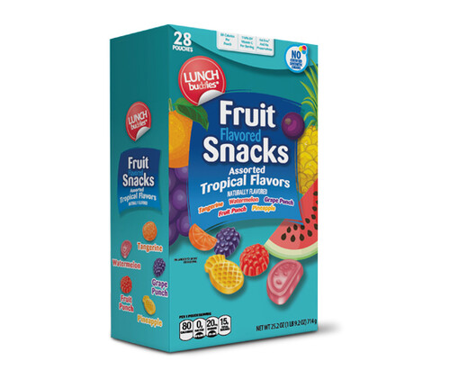 Lunch Buddies Tropical Fruit Flavored Snacks