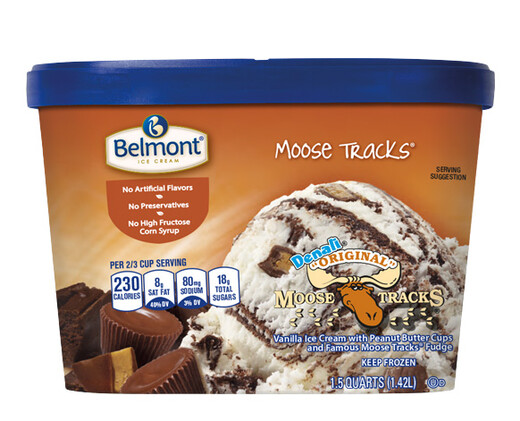 Belmont Moose Tracks Ice Cream