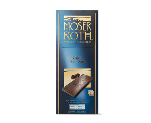 Moser Roth Dark Sea Salt Chocolate Bar