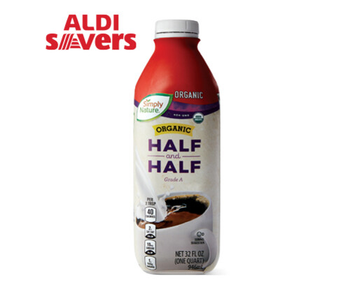 ALDI Savers Simply Nature Organic Half &amp; Half
