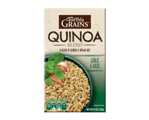 Earthly Grains Garlic &amp; Basil Quinoa