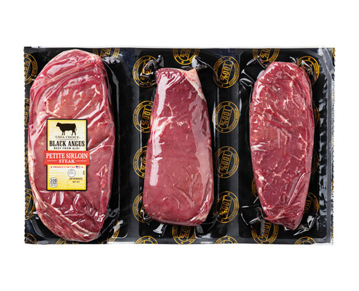 Black Angus Petite Sirloin Steaks View 1