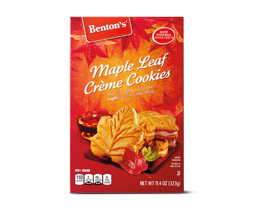 Benton's Maple Leaf Créme Cookies