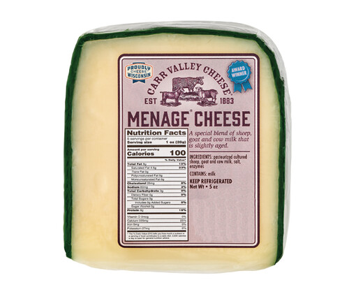 Carr Valley Artisan Menage Cheese