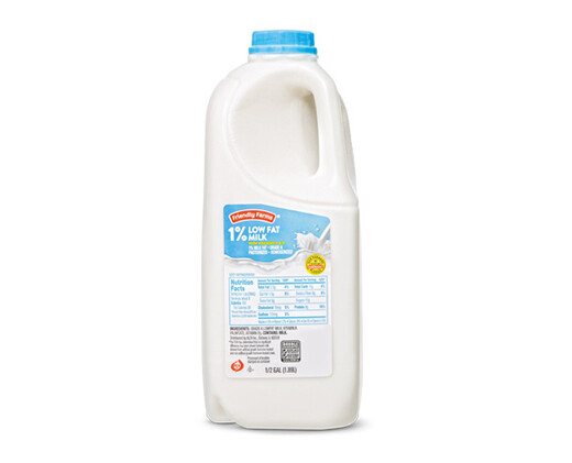 Friendly Farms 1% Milk 1/2 Gallon