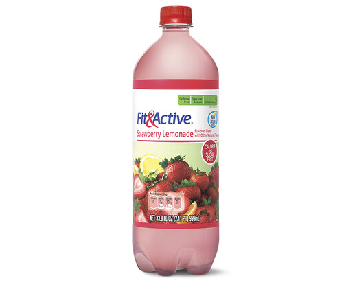 Fit and Active Strawberry Lemonade Flavored Water