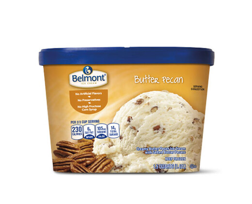 Belmont Butter Pecan Ice Cream