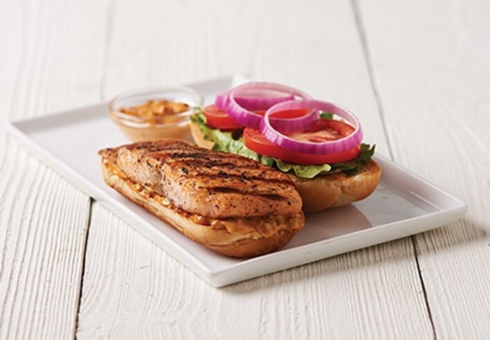 Grilled Salmon with Spicy Remoulade