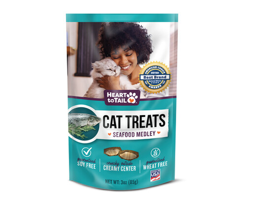 Heart To Tail Cat Treats - Seafood Medley