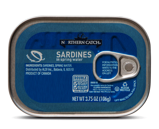 Northern Catch Sardines in Spring Water