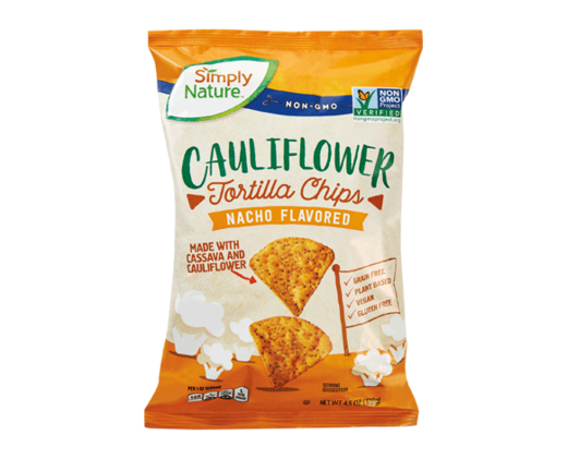 Simply Nature Nacho Cauliflower Tortilla Chips