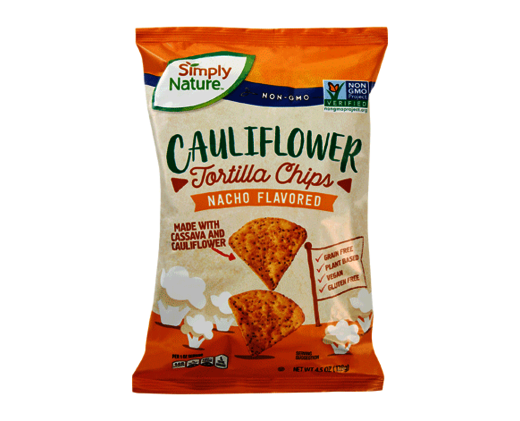 Simply Nature Nacho Cauliflower Tortilla Chips