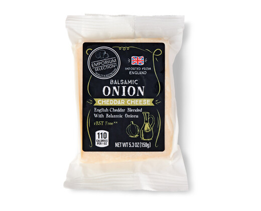 Emporium Selection Premium English Balsamic &amp; Onion Cheddar Cheese