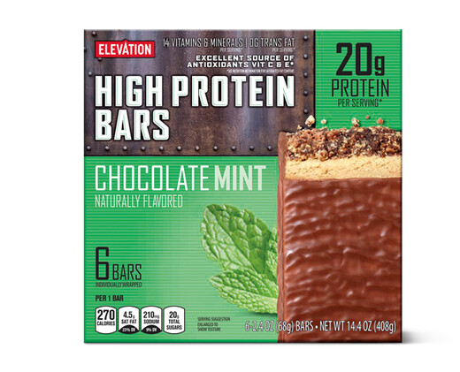 Elevation Chocolate Mint High Protein Bars