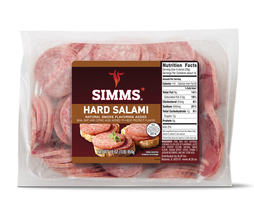 Simms Sliced Hard Salami 