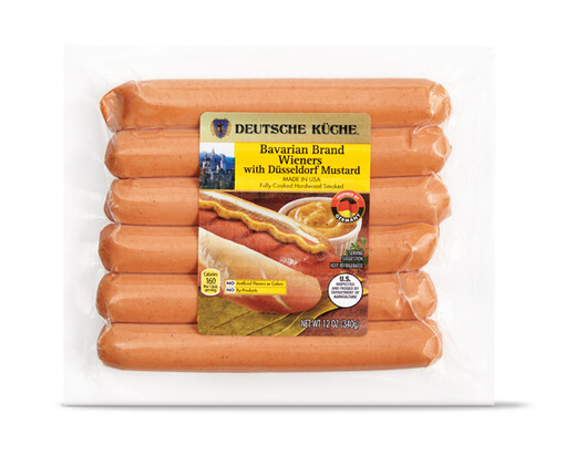 Deutsche Kuche Mustard Bavarian Brand Wieners
