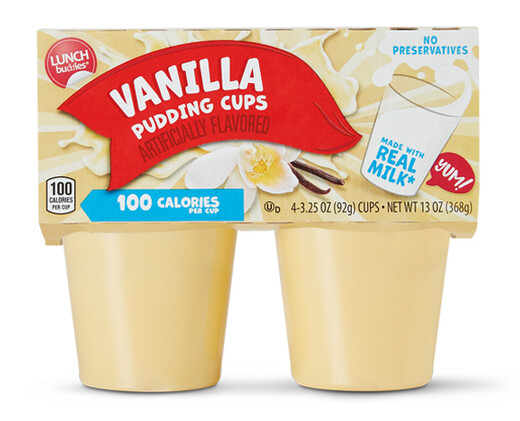 Lunch Buddies Vanilla Pudding Cups