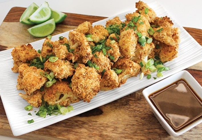 Spicy Cauliflower Bites with Sweet Dipping Sauce