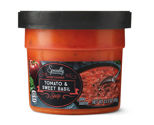 Specially Selected Slow Cooked Tomato &amp; Sweet Basil Soup