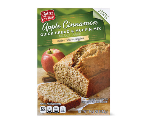 Baker's Corner Apple Cinnamon Quick Bread Mix
