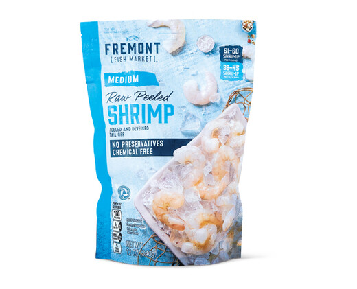 Fremont Fish Market Medium Raw Peeled Shrimp