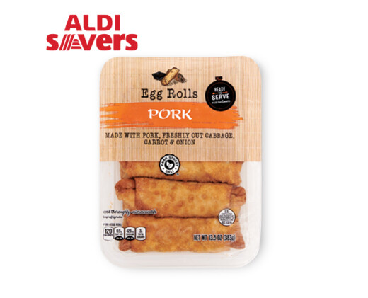 ALDI Savers Park Street Deli Pork Egg Rolls