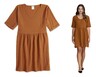 Serra Ladies' Light Spun Dress Rust Short Sleeve In Use