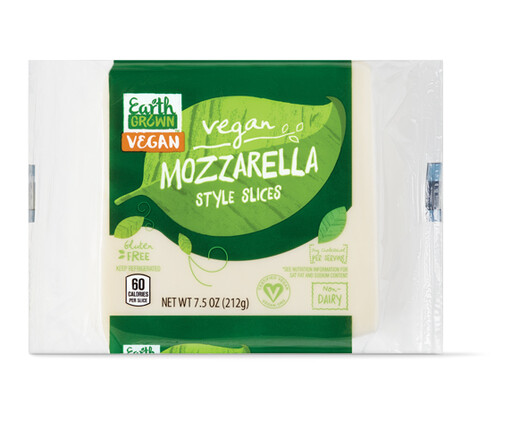 Earth Grown Vegan Mozzarella Slices