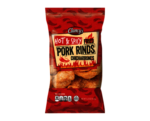 Clancy's Hot &amp; Spicy Pork Rinds