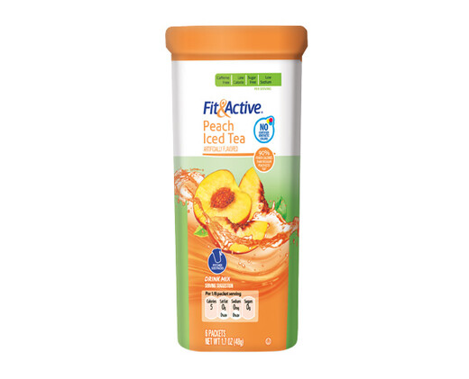 Fit &amp; Active 12 Qt. Peach Drink Mix