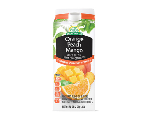 Nature's Nectar Orange Peach Mango Juice