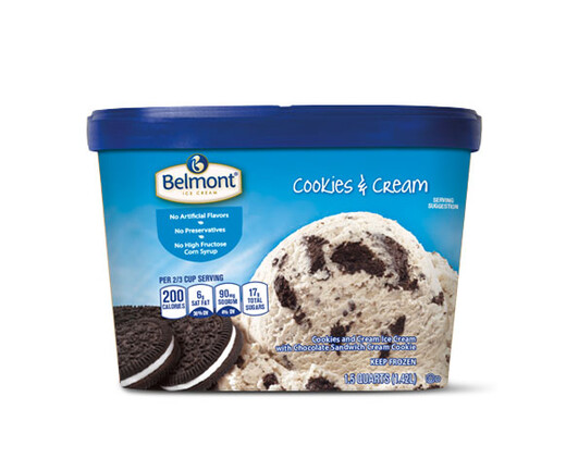 Belmont Cookies &amp; Cream Ice Cream