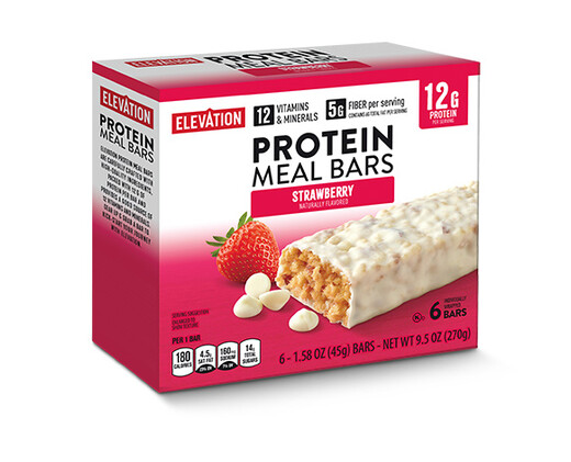 Elevation Strawberry Protein Meal Bars