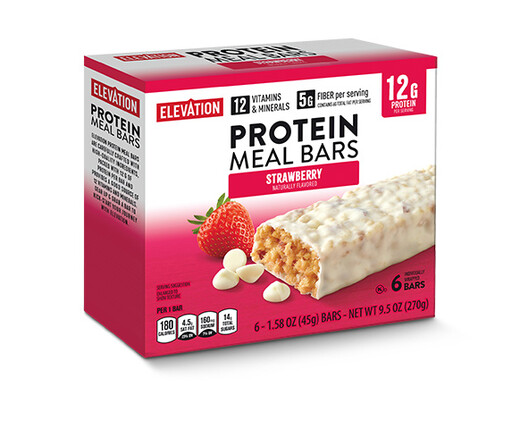 Elevation by Millville Strawberry Protein Meal Bars