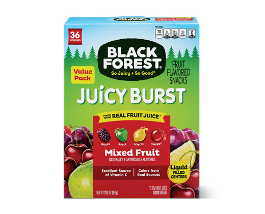 Black Forest Juicy Burst Fruit Flavored Snacks