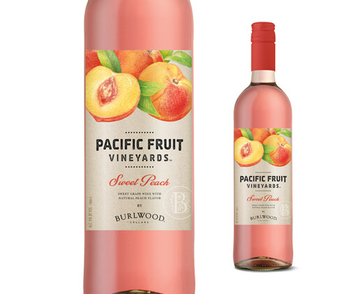 Pacific Fruit Vineyards Sweet Peach Wine