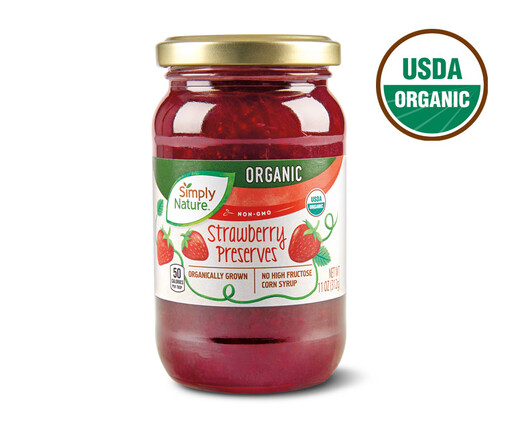 Simply Nature Organic Strawberry Preserves