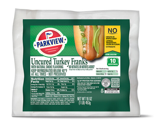 Parkview Uncured Turkey Franks