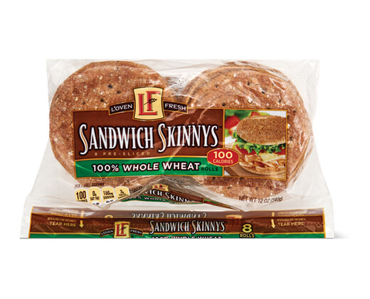 L'oven Fresh 100% Whole Wheat Sandwich Skinnys