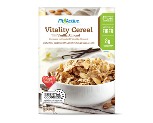Fit &amp; Active® Vitality Cereal Vanilla Almond