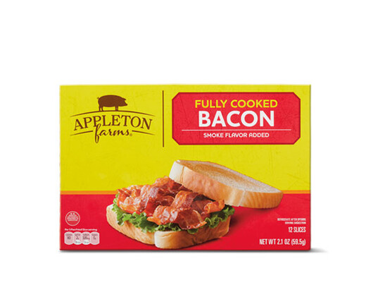 Appleton Farms Fully Cooked Bacon