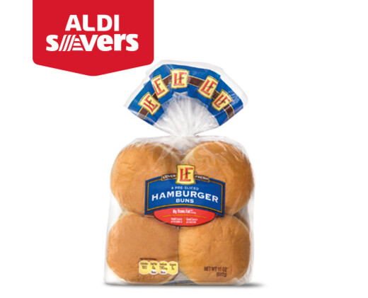ALDI Savers L'oven Fresh Hamburger Buns