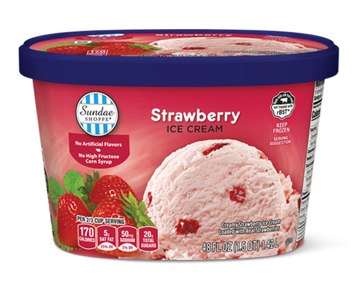 Sundae Shoppe Strawberry Ice Cream