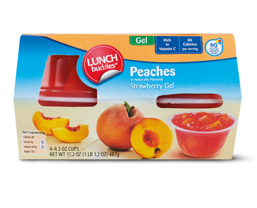 Lunch Buddies Fruit in Gel - Peaches